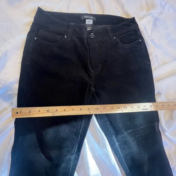 WHBM Size 4 R. Straight Leg Black Corduroy (Jean/Denim Fit) VERSATILE!!! - Picture 8 of 12